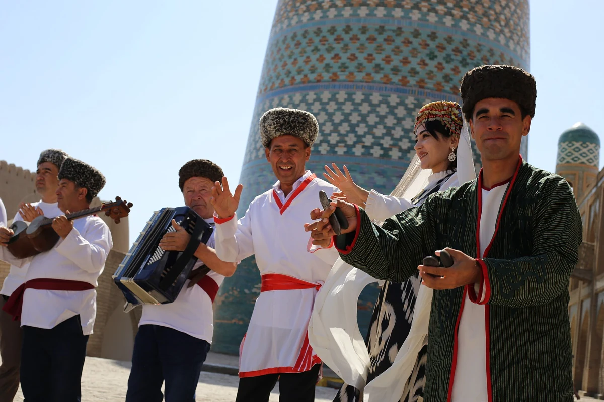 Traditional musicians in Khiva
